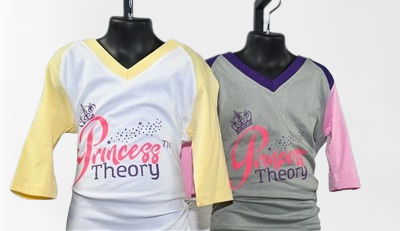 The Princess Theory Collection-Baseball V-neck Shirts